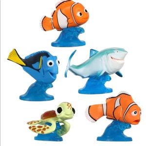 Disney® Finding Nemo Cute and Collectible
Figurines set of 5 designs shown.